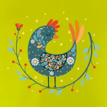 Folklór - sliepky s margarétkami Folklór - sliepky s margarétkami