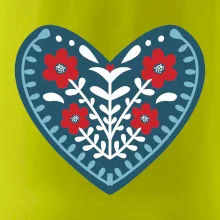 Folklór - srdce modré plné
