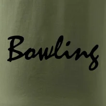 Bowling nápis písacie Bowling nápis písacie