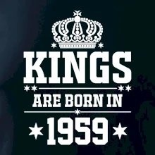Kings are born in 1959
