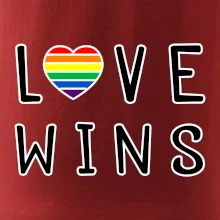 Love wins nápis