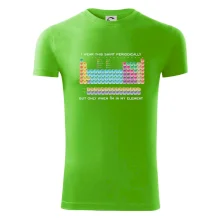 I wear this shirt periodically but only when I'm in my element I wear this shirt periodically but only when I'm in my element