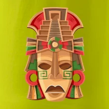 Mayové maska červené uši Mayové maska červené uši