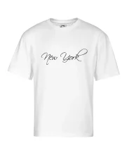 New York nápis písacím