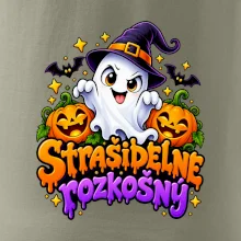 Strašidelne rozkošný duch s tekvicami