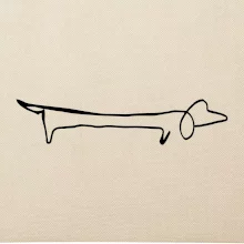 Jazvečík - kreslený