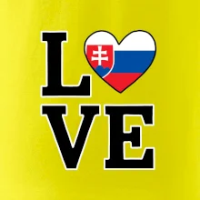 Love Slovenská vlajka