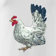 Sliepka kreslená biela