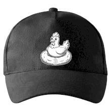 Kurča sediace na bitcoinovom hniezde