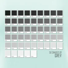 50 farebných odtieňov šedej