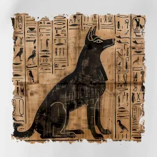 Egyptské hieroglyfy pes