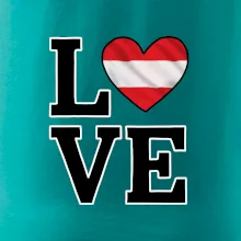 Love Rakúska vlajka