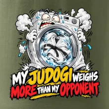 My judogi weighs more than my opponent