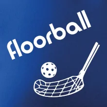 Floorball nápis šikmo