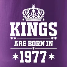 Kings are born in 1977