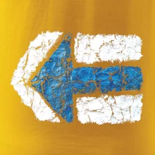 Párová turistická značka modrá