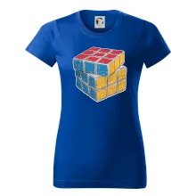 Rubikova kocka kreslená