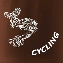 Cycling nápis šikmo