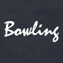 Bowling nápis písacie