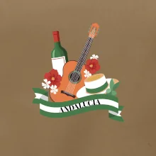 Andalucia gitara a stuha