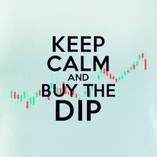 Zelenočervený graf Keep Calm and Buy the Dip Zelenočervený graf Keep Calm and Buy the Dip