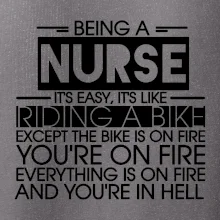 Being a nurse - bike