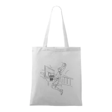 Basketbalista jedným ťahom - výskok