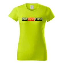 Put God first obdĺžnik