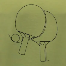 Rakety na stolný tenis jedným ťahom