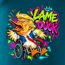 Trump lame duck graffiti