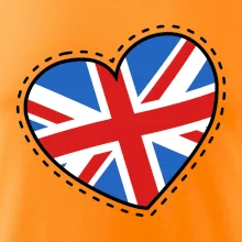 Británia srdce prsník