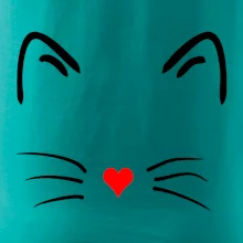 Mačka - srdce namiesto nosa