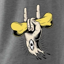 Rocková ruka kosť a oko