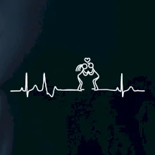 EKG zamilovaný pár