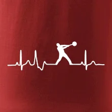 EKG hod kladivom muž