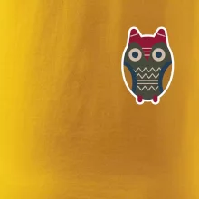 Folklór na prsníku sova