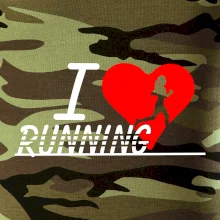 I love running dievča