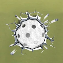 Florbal lopta v triku