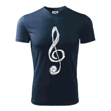 Husľový kľúč kreslený Husľový kľúč kreslený