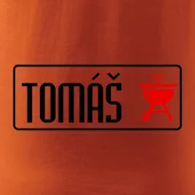 Tričko na grilovanie s vlastným menom
