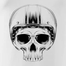 Motorkár lebka s guľatou hlavou