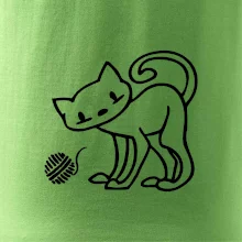 Mačka - Klbko - prsia