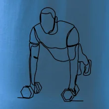 Tréner fitness jedným ťahom