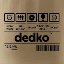 Čiarový kód - dedko Čiarový kód - dedko