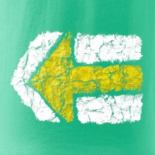 Párová turistická značka žlutá Párová turistická značka žlutá