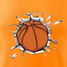 Basketbal lopta v triku