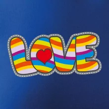 Love nápis dúhový Love nápis dúhový