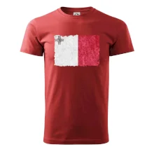 Vlajka Malta ohrýzaná