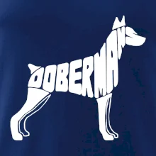 Dobermans - nápis v tele Dobermans - nápis v tele