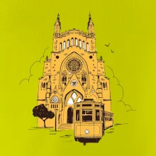 Mallorca - katedrála a električka